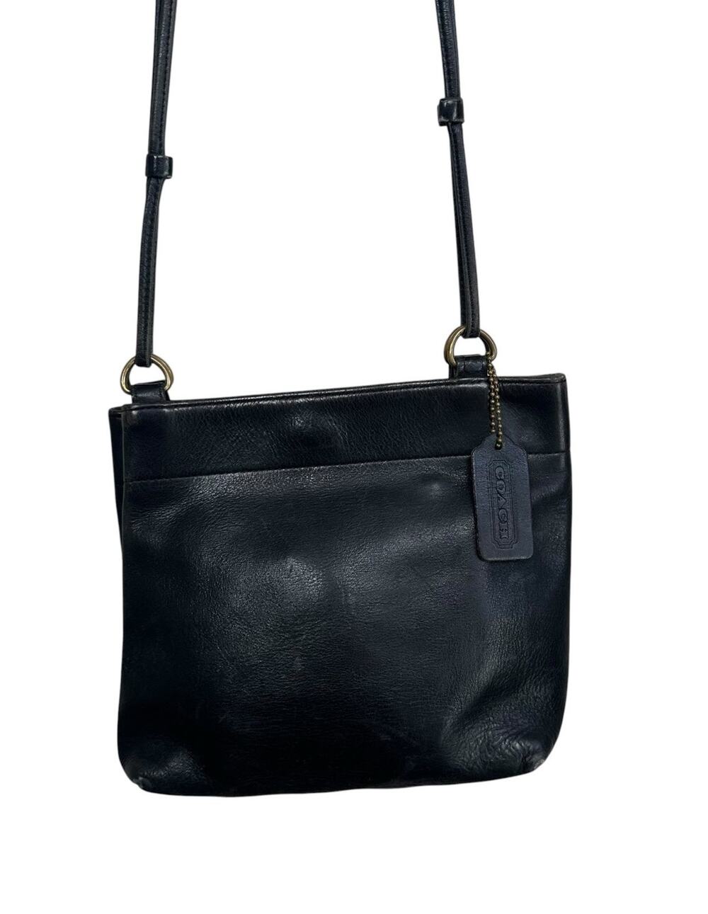Vintage Black Coach Dixon Mini 4124 Crossbody Bag Purse